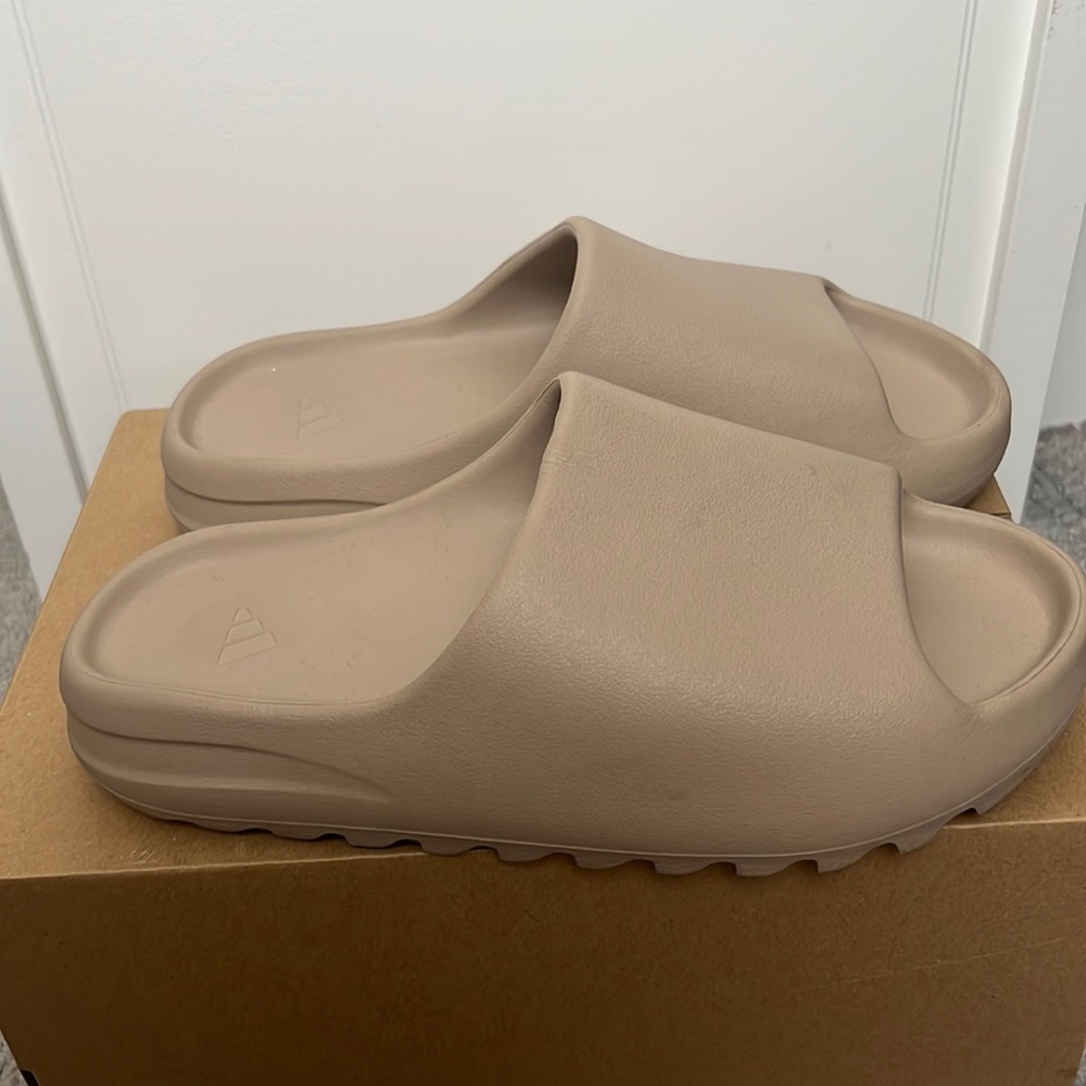 Bone yeezy slides